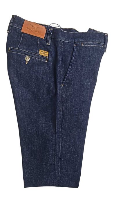 джинси-брюки Montana Chino Regular Fit, Rinse,  темно-синій, 32-40/34