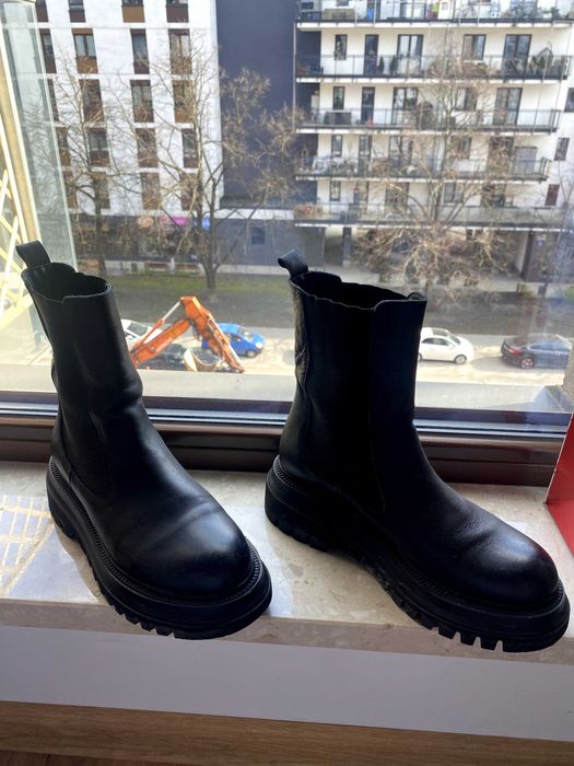 Chelsea buty, skóra naturalna, 37 rozmiar