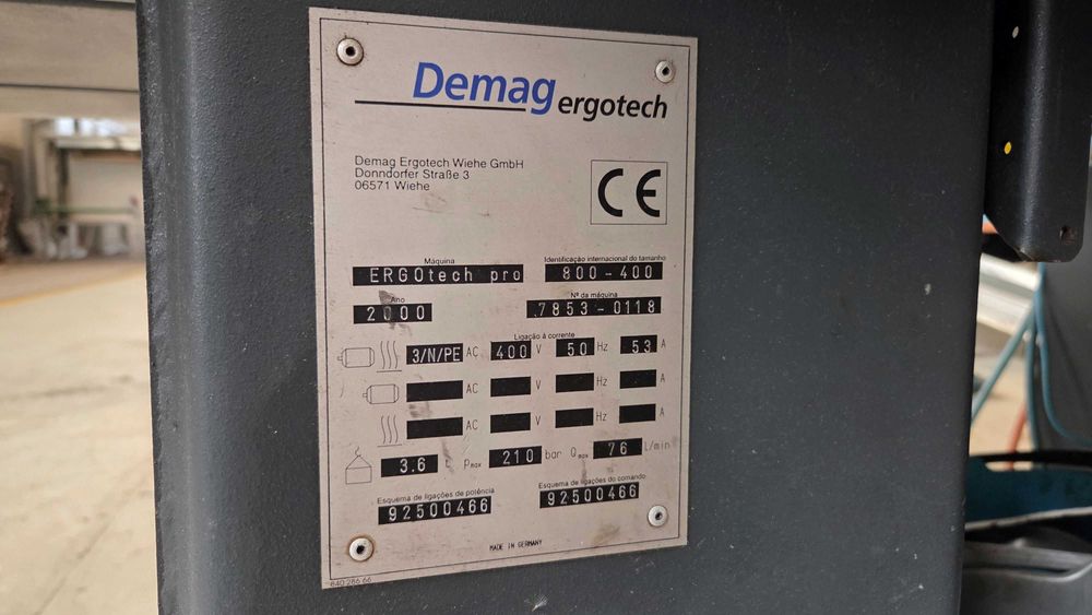Máquina de injeção DEMAG 80ton