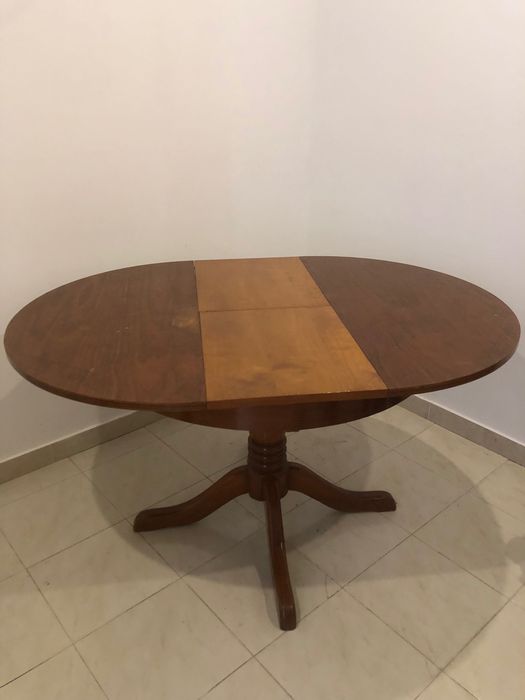 Mesa madeira maciça dois tamanhos 35