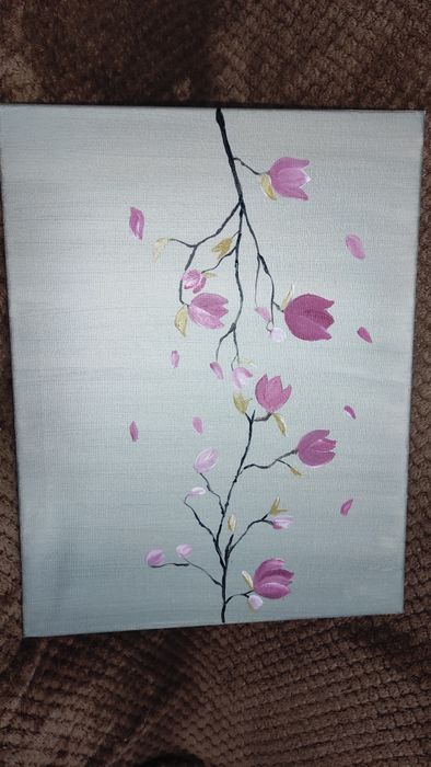 Картина магнолія