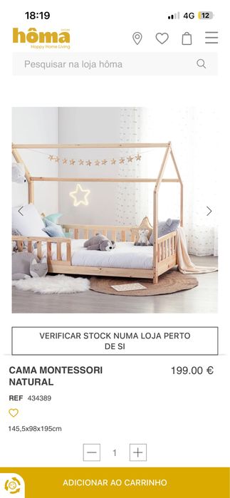 Cama montessori homa