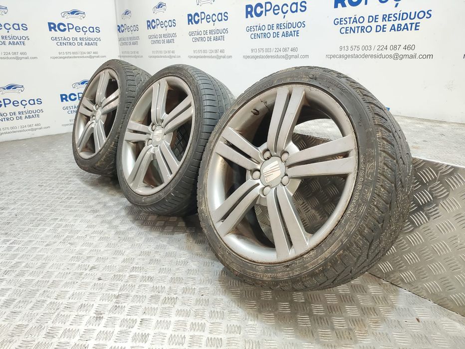 Conjunto 3 Jantes 18 Seat Leon 1P FR 7,5J ET51 5x112