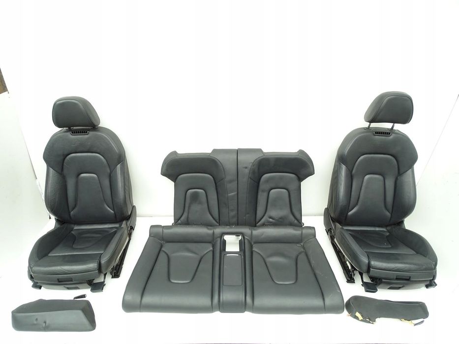 Fotele Kanapa Komplet Grzane Wentylowane S-Line Audi A5 8T Cabrio Lift