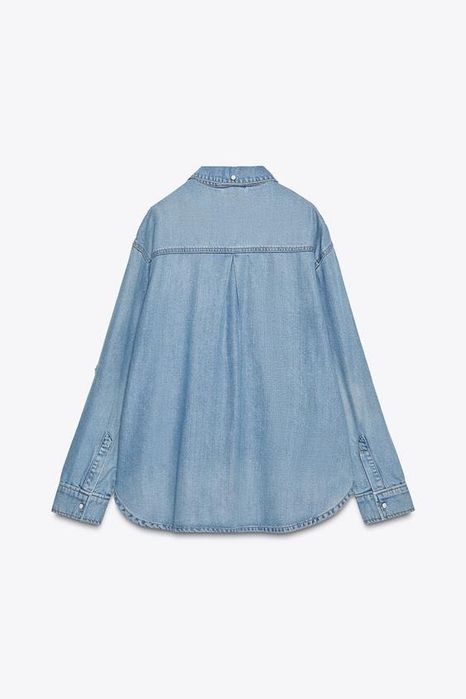 Camisa L Oversize Denim Nova