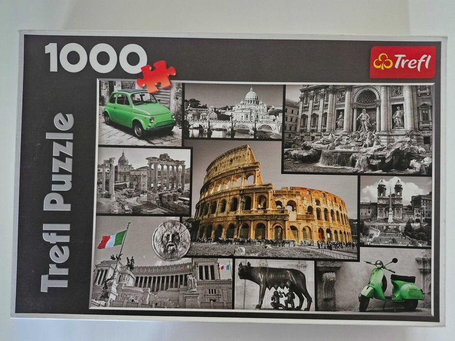 Puzzle Trefl kolaż x2 Rzym i San Francisco