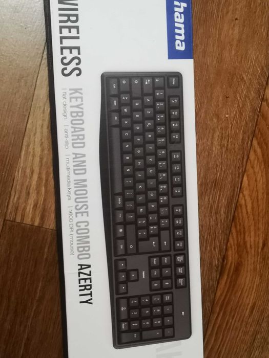 Комплект клавіатура та мишка бездротова  hama