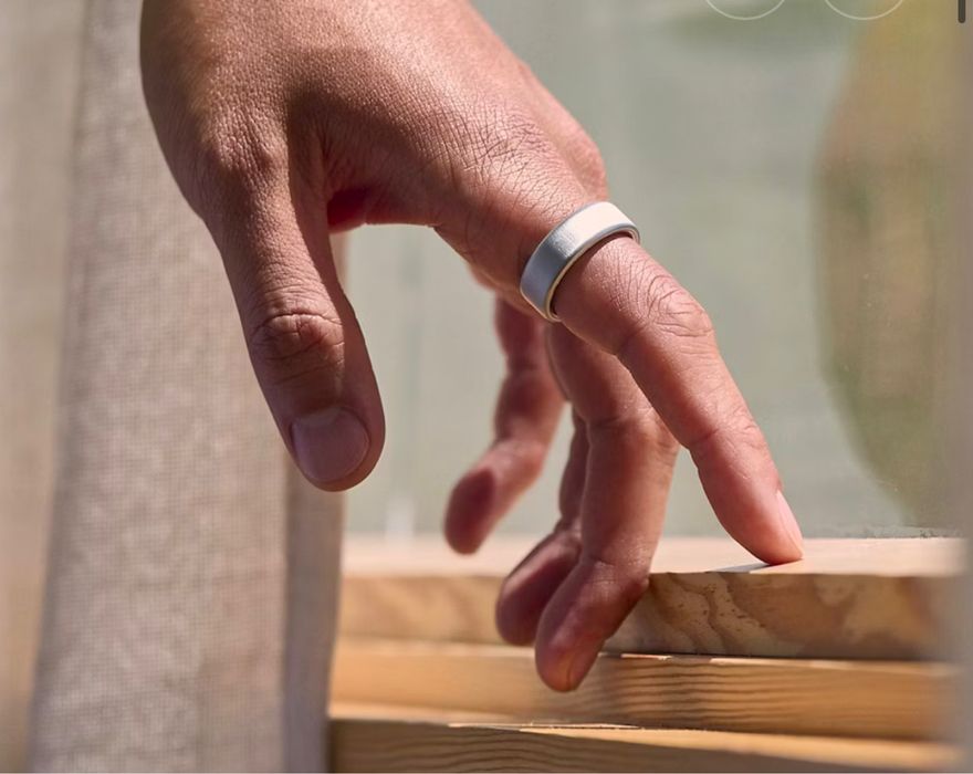 Смарт-кільце Oura Ring 4 Brushed Silver