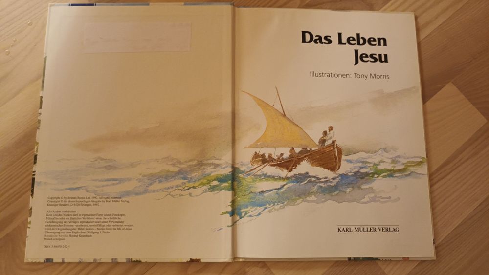 Buch Das Leben Jesu, książka po niemiecku