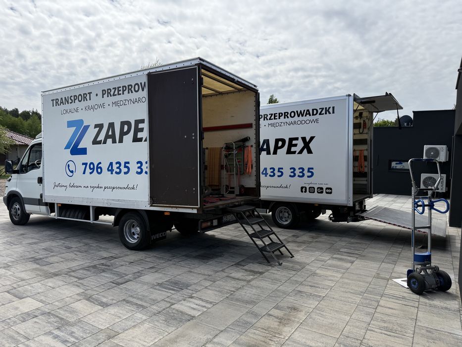 ZAPEX TRANSPORT•Bagażówka•Kontener•Plandeka 8/10pal•Auto z windą•24H/7