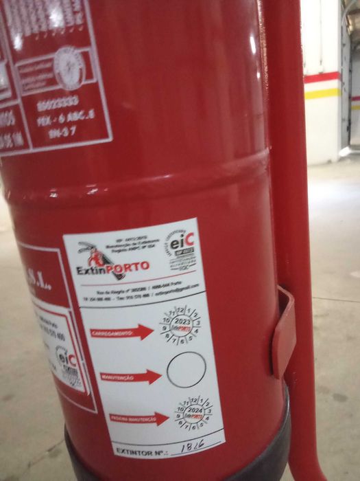 Extintor de segurança de incêndio