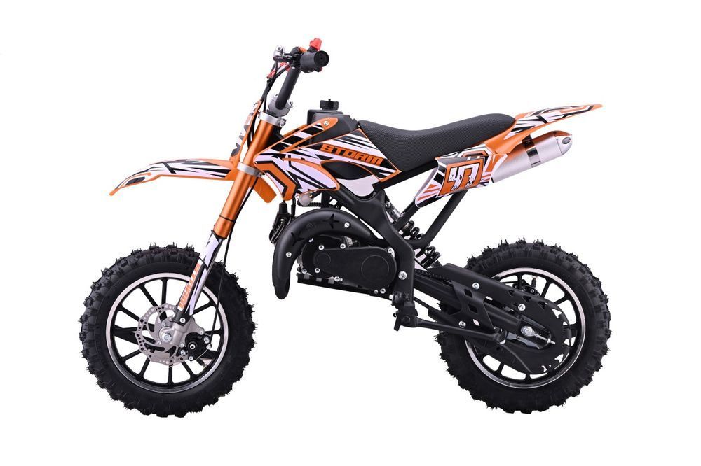 Mini Cross Motor Spalinowy 49Cc Storm Pomarańczowy 40Km/H Db701Se