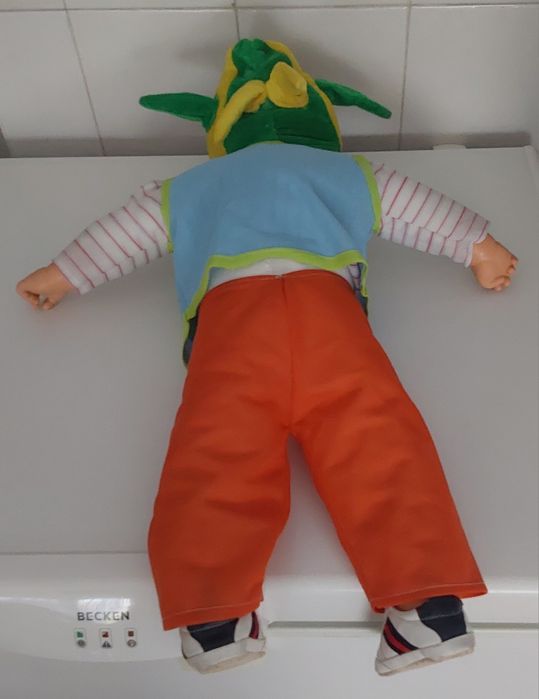 BONECO ANOS 90, COLEÇÃO OU CRIANÇA BRINCAR.Quarto,Casa,Sala,Infantário