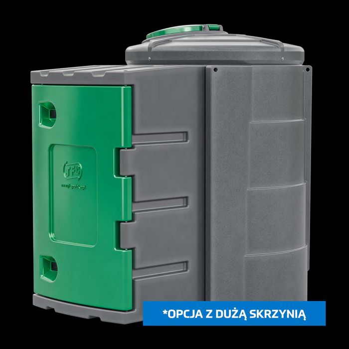 Zbiornik na paliwo 1300l JFC DIESEL dwupłaszczowy stacjonarny ON