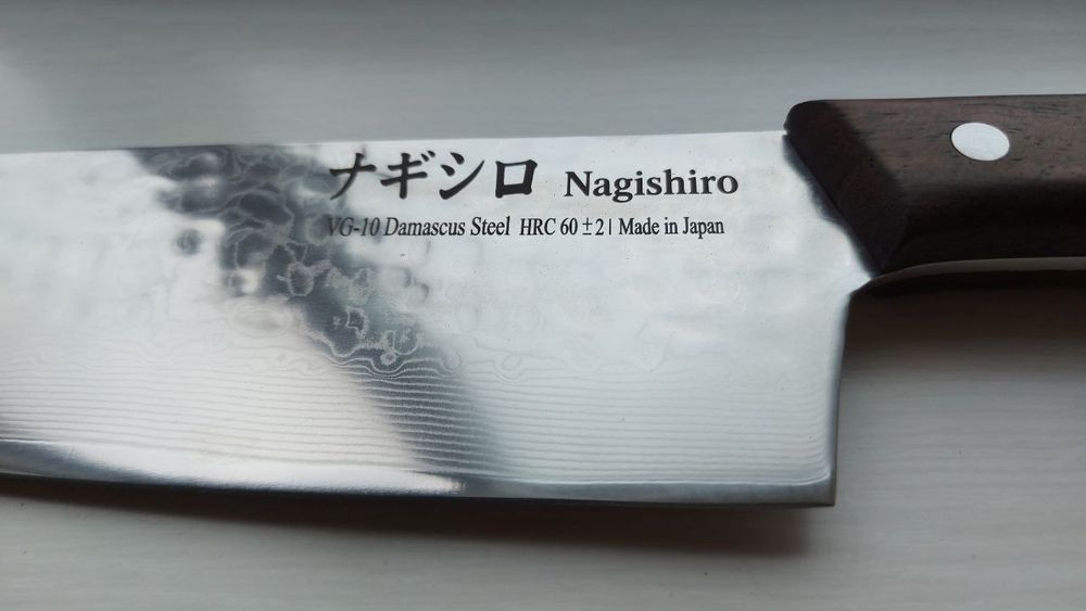 Кухонный нож VG-10, 67 слоёв, Nagishiro