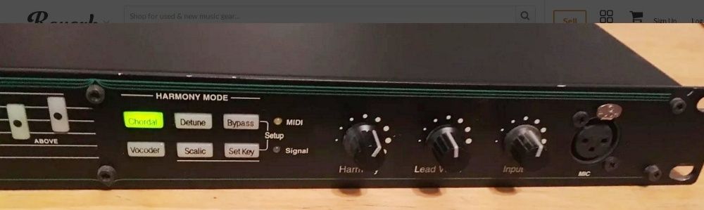 вокальный процессор гармонайзер Digitech MV-5 Midi Vocalist Harmony