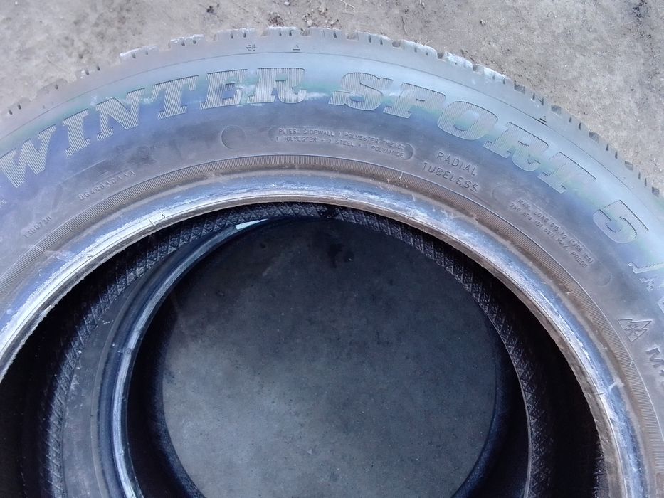 Cena za 2 Opony zimowe 205/55r16 DUNLOP 6.5mm