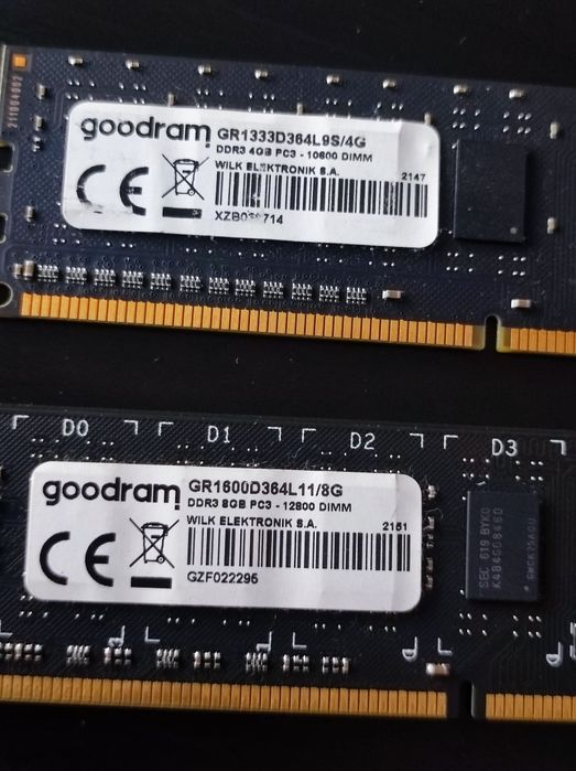 Pamięc ram Goodram DDR3 12gb
