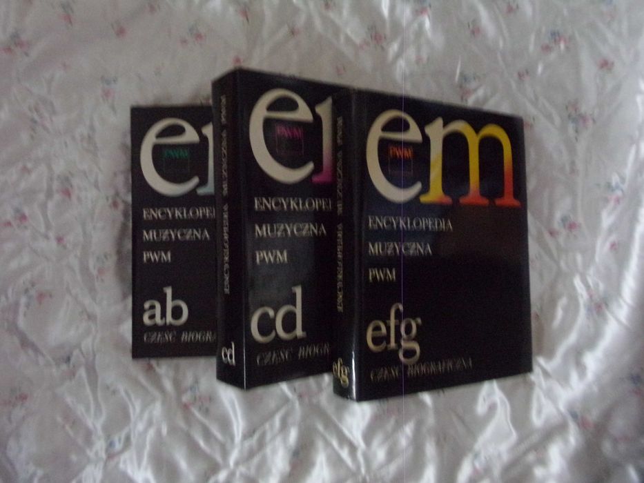Encyklopedia muzyczna 1 2 3 tom PWM muzyka studia kolekcjoner