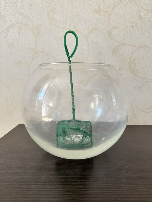 Аквариум круглый 3 литра + сачок