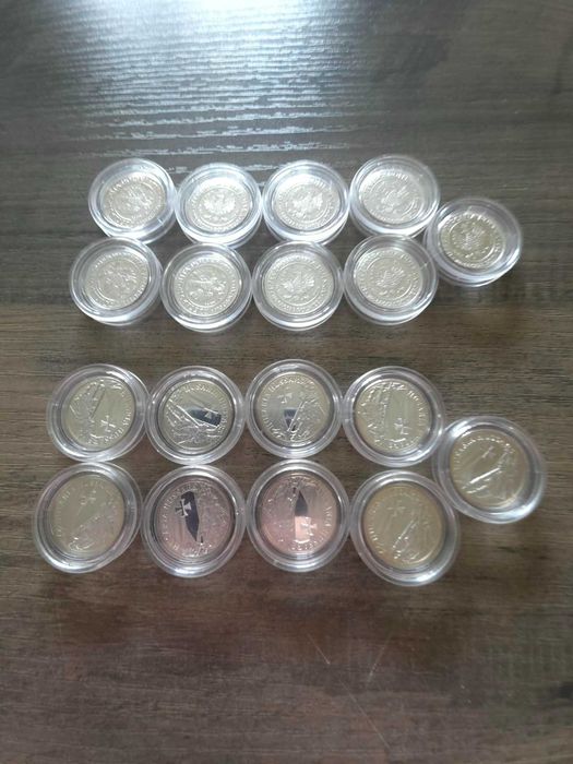 Monety Husaria II – kolekcja 18 sztuk w kapslach