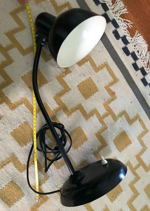 Candeeiro original Kaiser Idell preto Bauhaus Desk Lamp