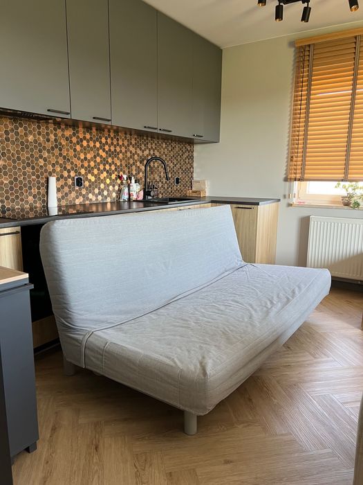 Sofa rozkładana IKEA NYHAMN, z materacem