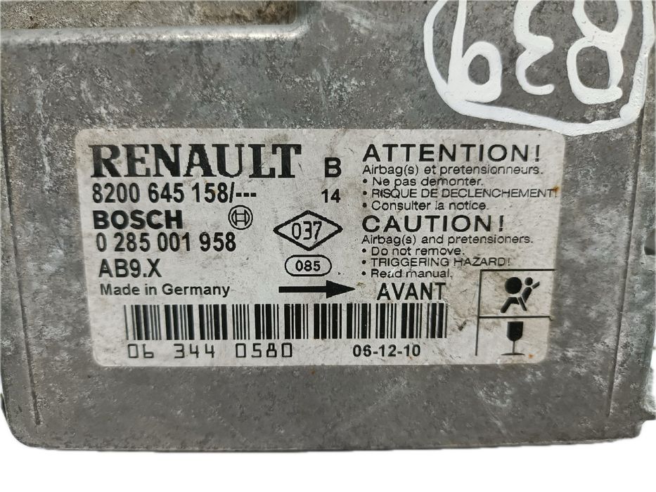 Centralina airbag RENAULT Clio III (BR0/1, CR0/1)