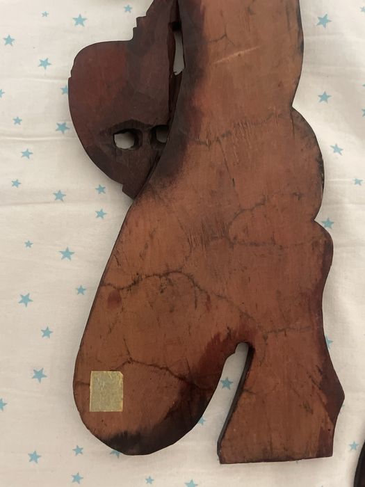 Artesanato angola em pau preto