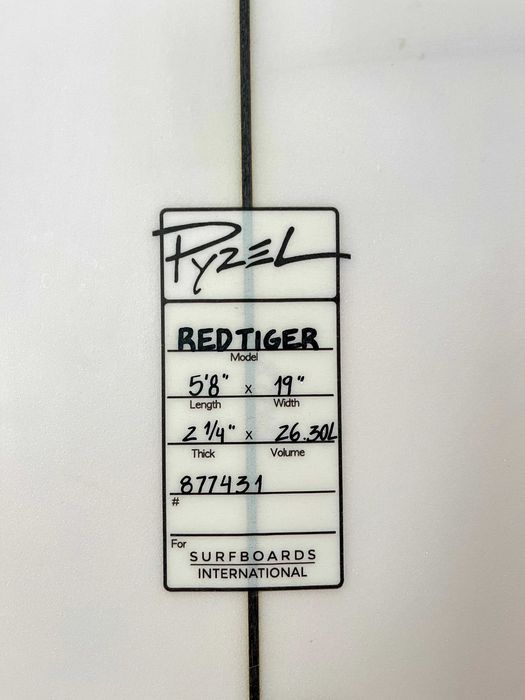 Pyzel Red Tiger partida 5'8