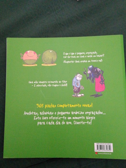 Livro "365 Piadas Inéditas"