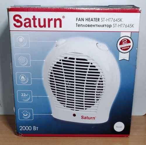 Тепловентилятор SATURN 2.000 Вт/горячий-тёплый-холодный воздух