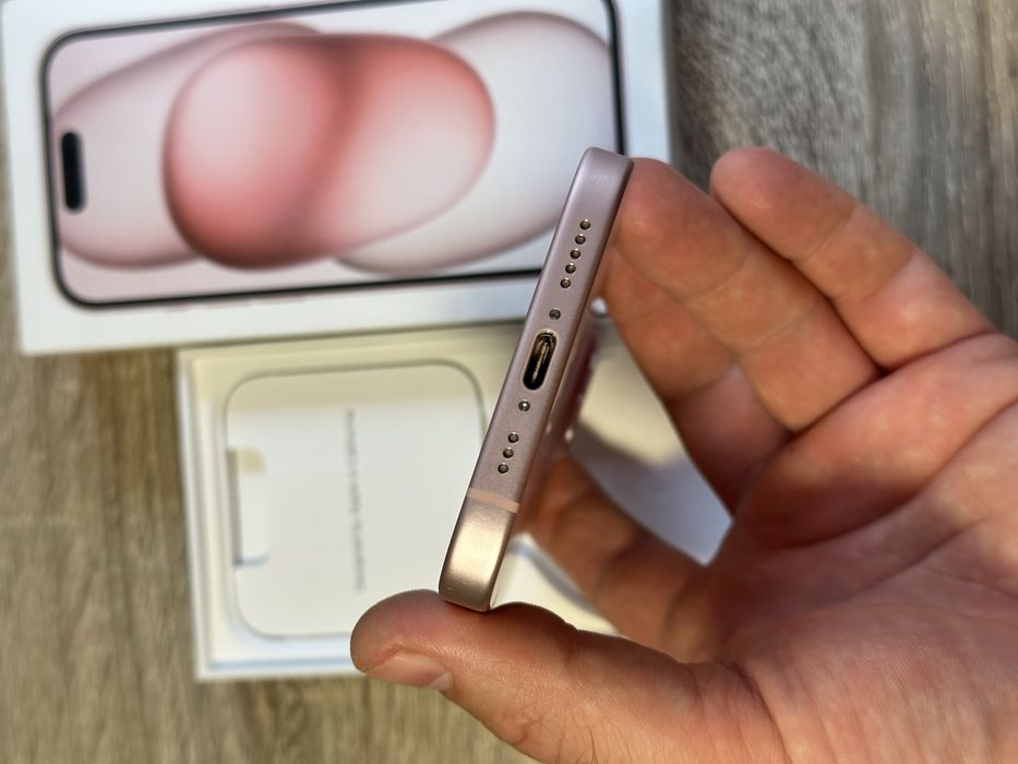 Iphone 15 128 gb pink, ідеал айфон 15 рожевий продаж, обмін