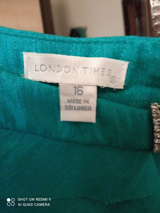 Sukienka damska turkusowa