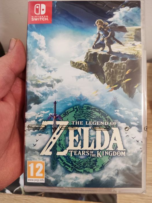 The Legend of Zelda tears of the Kingdom selado