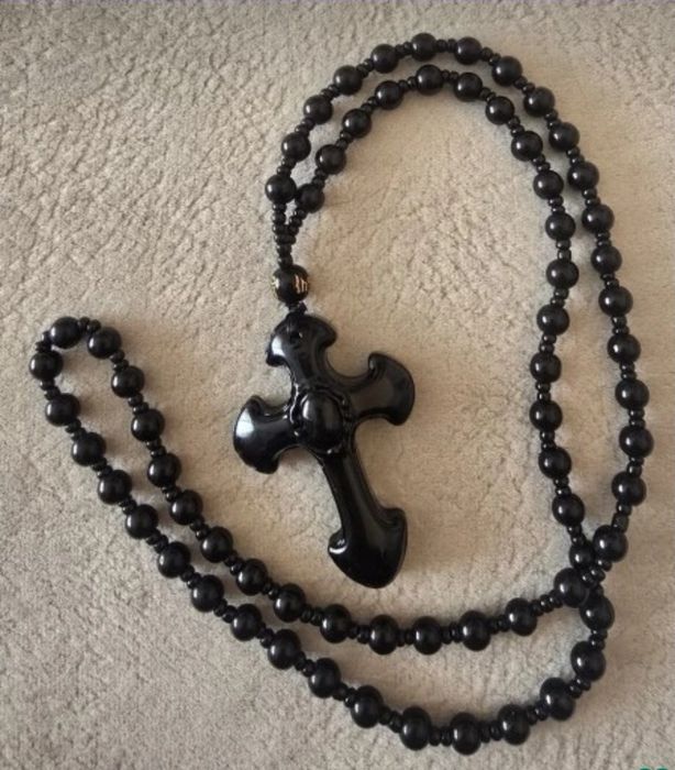 KRZYŻ NASZYJNIK dla babci z Sanktuarium FATIMA w Portugalii + Magnes