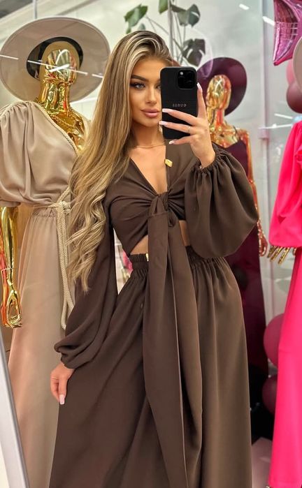 Komplet damski , elegancki ,zwiewny , La Diva  ,komunia   impreza,