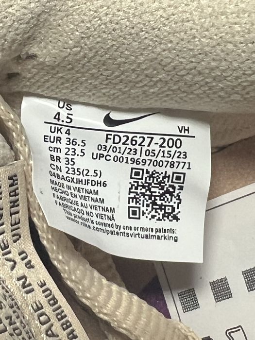 Nike dunk low sb x albino & preto 36,5