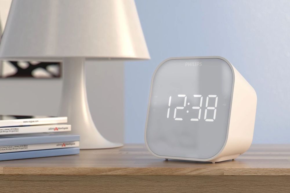 Radiobudzik Philips TAR4406/12 Biały