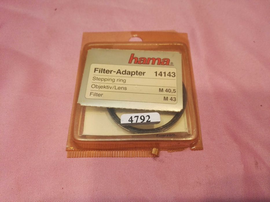 stary adapter redukcja filtra HAMA M40,5-M43   14143
