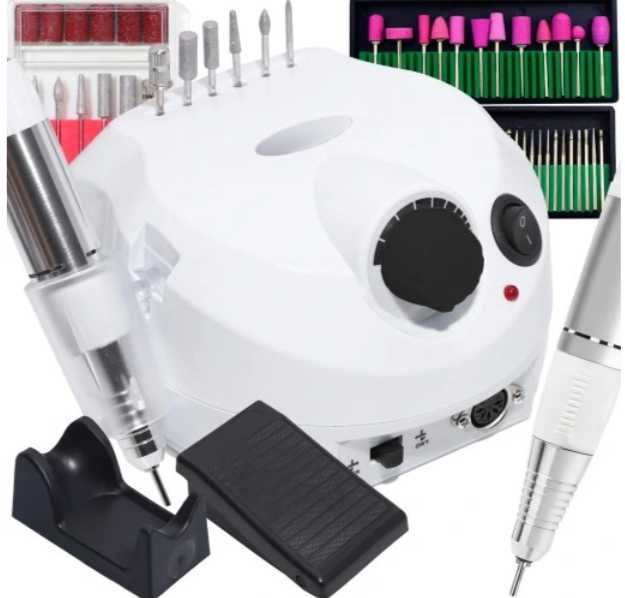 Frezarka do paznokci, zestaw, manicure, hybrydy, frezy, profesjonalna