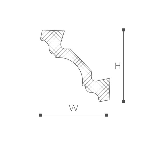 Listwa przysufitowa  Z19