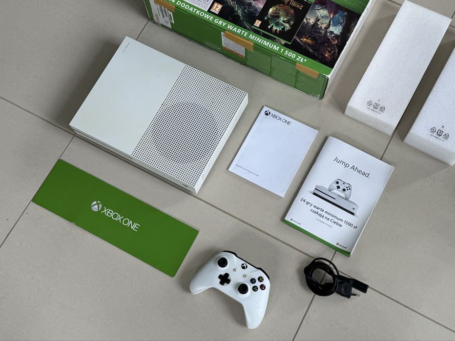 MICROSOFT XBOX ONE S 1TB Real Foto 100% Sprawna Cena Ostateczna !