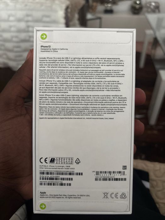 Iphone 13 novo celado