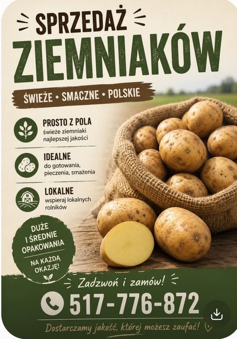 Sprzedam ziemniaki .
