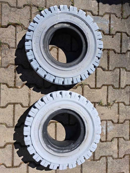 Opony pełne do wózka widłowego Solideal Magnum 6.00-9 NB - używane