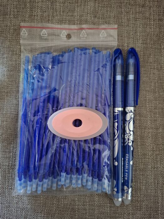 Długopisy ścieralne - szkoła.