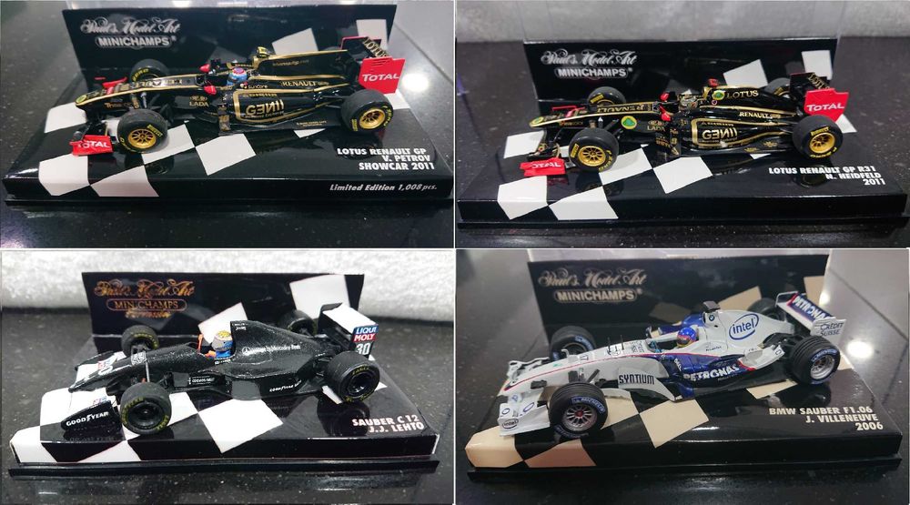32 Miniaturas F1 - MINICHAMPS - 1/43