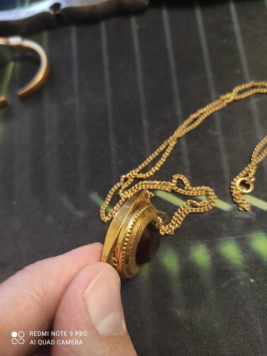 Часы кулон ссср Заря позолота Au 5 состояние