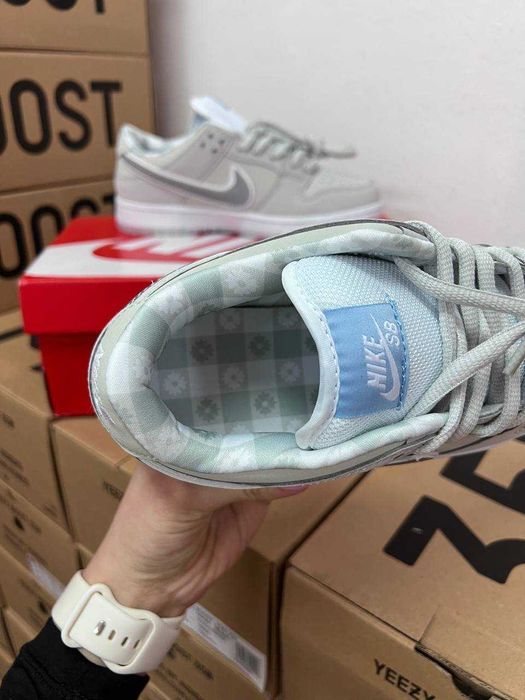 Женские кроссовки Nike Dunk SB lobster / Найк СБ данки серые 37 38 39
